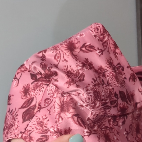 Gal Meets Glam Elle Dress in Pink Rose floral Size 20 - Picture 9 of 10